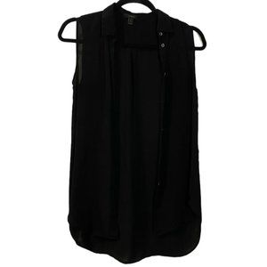 J.CREW sleeveless button-down blouse